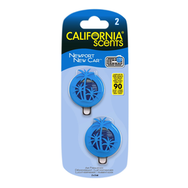 CALIFORNIA SCENTS Lufterfrischer E303201202 Newport/New Car 2St (PACK=2 STÜCK) Produktbild