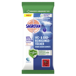 Sagrotan WC-Reinigungstuch 3256956 60St. (PACK=60 STÜCK) Produktbild