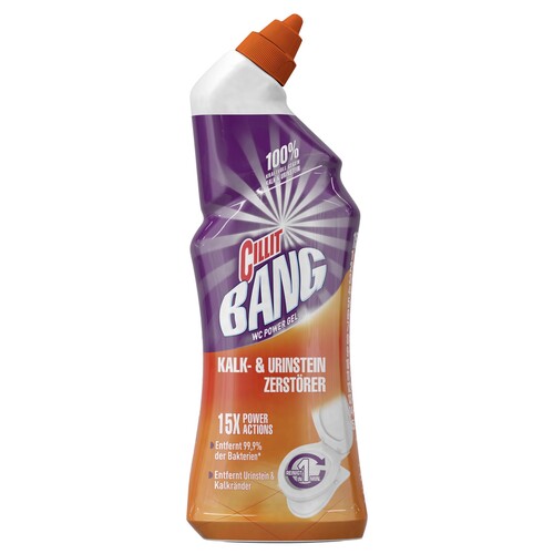 CILLIT BANG WC Reiniger Power Gel Kalk- & Urinstein 3260644 750ml (ST=750 MILLILITER) Produktbild Front View L