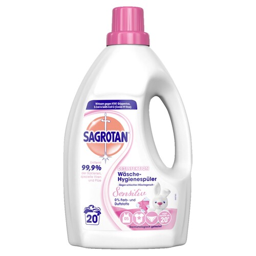 Sagrotan Hygienespüler Sensitiv 3046870 1,5l (ST=1500 MILLILITER) Produktbild Front View L