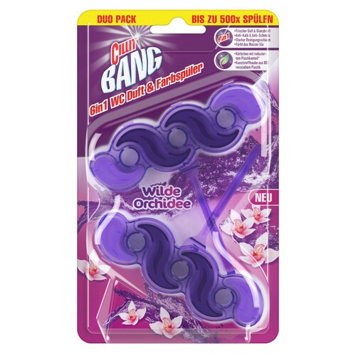 CILLIT BANG Duftspüler 6in1 3116708 Wilde Orchidee 2St. (PACK=2 STÜCK) Produktbild Front View L
