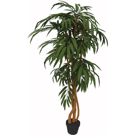 Kunstpflanze Ficus 720Blatt Höhe 1500mm Kunststofftopf Produktbild
