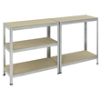 pro-bau-tec Schwerlastregal 10077 180x90x40cm 5Böden 175kg Produktbild Additional View 1 S
