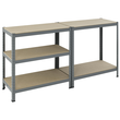 pro-bau-tec Schwerlastregal 10074 180x90x45cm 5Böden 265kg Produktbild Additional View 1 S