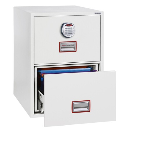 Phoenix Tresor Vertical Fire File FS2252E Elektronikschloss 2Auszüge Produktbild Additional View 1 L