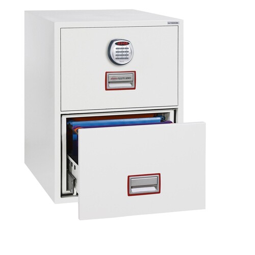 Phoenix Tresor Vertical Fire File FS2272E Elektronikschloss 2Auszüge Produktbild Additional View 1 L