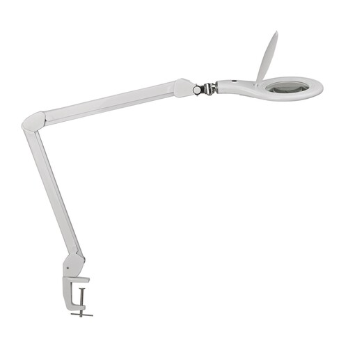 MAUL Lupenleuchte MAULmakro 8263302 LED Klemmfuß ws Produktbild Additional View 1 L