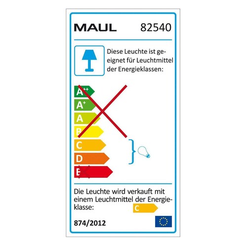 MAUL Standleuchte MAULsky 8254090 Halogen 184cm sw Produktbild Additional View 7 L