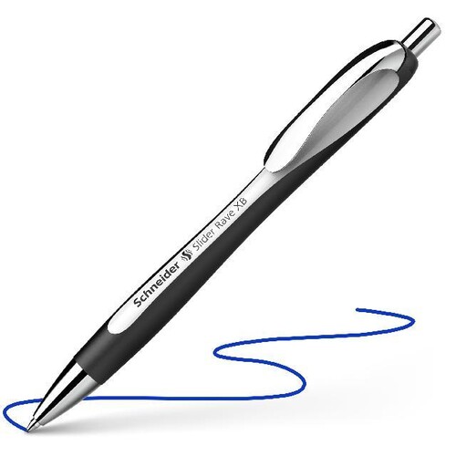 Kugelschreiber Slider Rave XB weiß/schwarz Black Edition Schneider 132549 Produktbild
