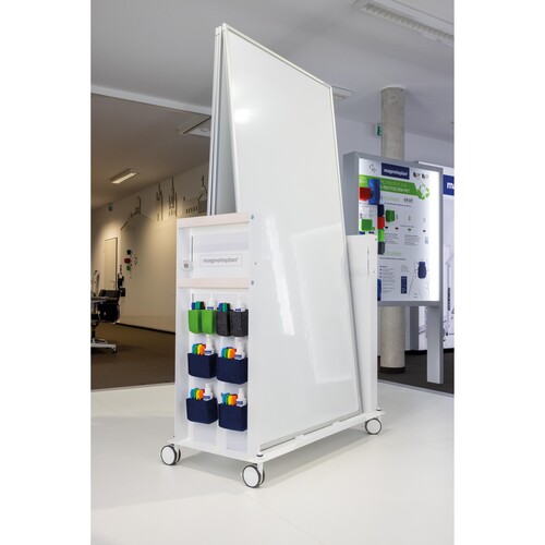 Whiteboard Trolley Design Thinking 111,5x106x51,5cm Magnetoplan 12412180 Produktbild Additional View 2 L