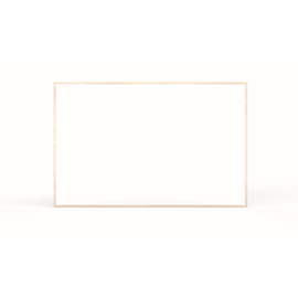 Whiteboard Design Wood mit Holzrahmen 148x96cm weiß Magnetoplan 1440300 Produktbild