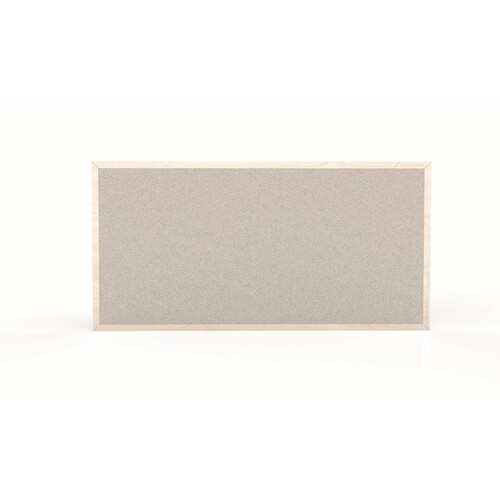 Textil-Pinnwand Design Wood mit Holzrahmen 96x48cm weiß Magnetoplan 1540000 Produktbild