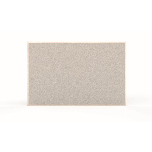 Textil-Pinnwand Design Wood mit Holzrahmen 148x96cm weiß Magnetoplan 1540300 Produktbild