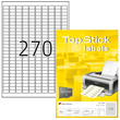 Etiketten Inkjet+Laser+Kopier 17,8x10mm auf A4 Bögen weiß BestStandard (PACK=27000 STÜCK) Produktbild