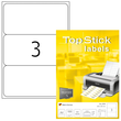 Etiketten Inkjet+Laser+Kopier 200x95mm auf A4 Bögen weiß BestStandard (PACK=300 STÜCK) Produktbild