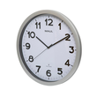 Wanduhr MAULstep Funkuhr Ø 40cm Gehäuse silber Kunststoff Maul 90540-95 inklusive 1x AA Batterie Produktbild Additional View 1 S