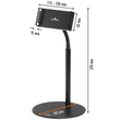 Bodenständer TWIST TABLE für Tablet 4,7" bis 13" schwarz Durable 894101 Kunstoff, Metall Produktbild Additional View 4 S