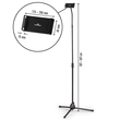 Bodenständer TWIST FLOOR für Tablet 4,7" bis 13" schwarz Durable 894201 Kunstoff, Metall Produktbild Additional View 2 S