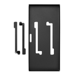 Schublade für Monitor Ständer EFFECT 46,8x22,1x5,3cm schwarz Metall Durable 5082-01 Produktbild Additional View 3 S