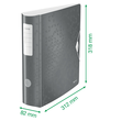 Ordner 180° Active WOW A4 80mm rot metallic Kunststoff Leitz 1106-00-26 Produktbild Additional View 2 S