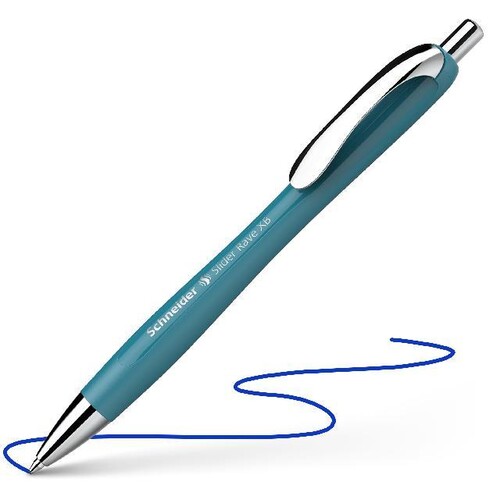 Kugelschreiber Slider Rave XB teal Schneider 132513 Produktbild Front View L