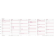 Jahresplan 2026 für Organizer Midi 96x172mm Chronoplan 50506 Produktbild Additional View 1 S