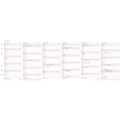 Jahresplan 2026 für Organizer Midi 96x172mm Chronoplan 50506 Produktbild Additional View 2 S