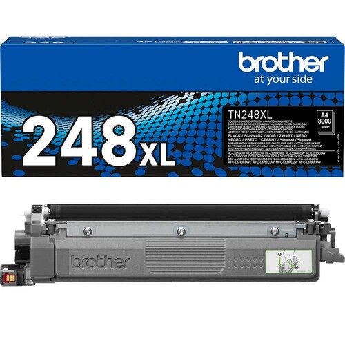 Brother TN-248XLBK Schwarz Toner Produktbild Front View L