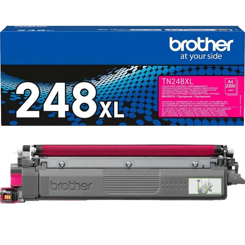 Brother TN-248XLM Magenta Toner Produktbild Front View L