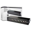 DIGITUS Desktop CAT 6A, Klasse EA Patch Panel, geschirmt, schwarz Produktbild Additional View 1 S