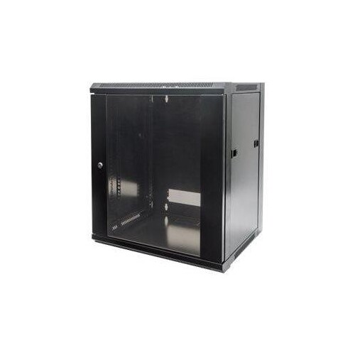 Intellinet Network Cabinet, Wall Mount (Standard), 6U, Usable Depth 260mm/Width 510mm, Black, Flatpa Produktbild