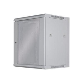 Intellinet Network Cabinet, Wall Mount (Standard), 12U, Usable Depth 260mm/Width 510mm, Grey, Flatpa Produktbild
