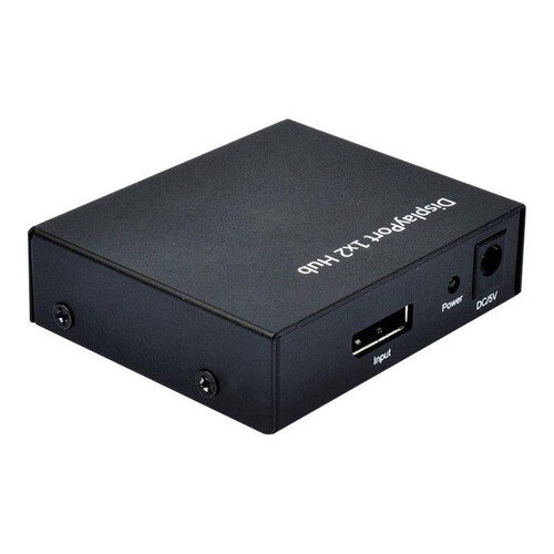 VALUE Video-Verteiler - 2 x DisplayPort - Desktop Produktbild Additional View 1 L