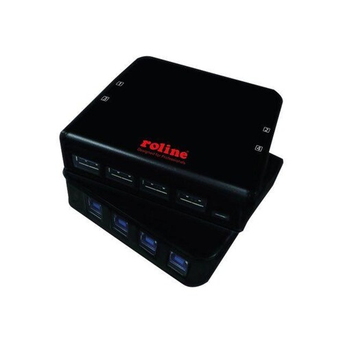 ROLINE USB-Umschalter für die gemeinsame Nutzung von Peripheriegeräten Produktbild