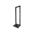 Intellinet 19" 2-Pfosten Laborgestell, 42 HE, Flatpack, schwarz - Schrank - offener Rahmen - 2 Pfost Produktbild
