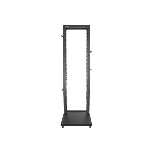 Intellinet 19" 2-Pfosten Laborgestell, 42 HE, Flatpack, schwarz - Schrank - offener Rahmen - 2 Pfost Produktbild Additional View 1 L