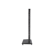 Intellinet 19" 2-Pfosten Laborgestell, 42 HE, Flatpack, schwarz - Schrank - offener Rahmen - 2 Pfost Produktbild Additional View 2 S