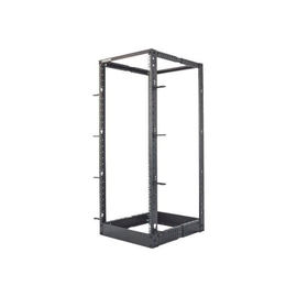 Intellinet 19" 4-Pfosten Laborgestell, 26 HE, Flatpack, schwarz - Schrank - offener Rahmen - 4 Pfost Produktbild
