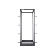 Intellinet 19" 4-Pfosten Laborgestell, 26 HE, Flatpack, schwarz - Schrank - offener Rahmen - 4 Pfost Produktbild Additional View 1 S