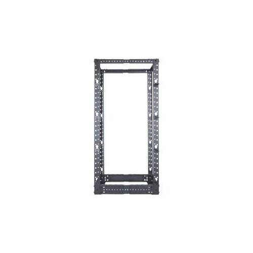 Intellinet 19" 4-Pfosten Laborgestell, 26 HE, Flatpack, schwarz - Schrank - offener Rahmen - 4 Pfost Produktbild Additional View 3 L