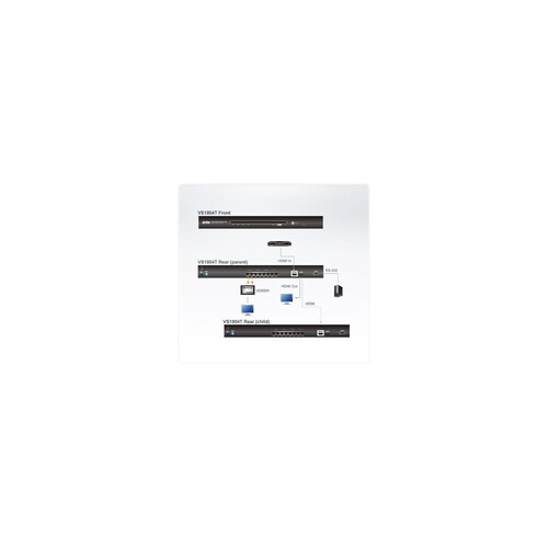 ATEN VS1804T HDMI Over Cat 5 Splitter - Erweiterung für Video/Audio Produktbild Additional View 3 L