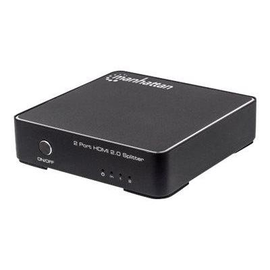 Manhattan HDMI Splitter 2-Port , 4K@60Hz, Displays output from x1 HDMI source to x2 HD displays (sam Produktbild
