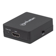 Manhattan HDMI Splitter 2-Port , 1080p, Black, Displays output from x1 HDMI source to x2 HD displays Produktbild Additional View 1 S