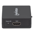 Manhattan HDMI Splitter 2-Port , 1080p, Black, Displays output from x1 HDMI source to x2 HD displays Produktbild Additional View 3 S