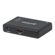 Manhattan HDMI Splitter 2-Port , 4K@30Hz, Displays output from x1 HDMI source to x2 HD displays (sam Produktbild Additional View 1 S