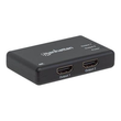 Manhattan HDMI Splitter 2-Port , 4K@30Hz, Displays output from x1 HDMI source to x2 HD displays (sam Produktbild Additional View 3 S