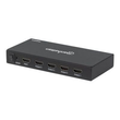 Manhattan HDMI Splitter 4-Port , 4K@60Hz, Displays output from x1 HDMI source to x4 HD displays (sam Produktbild Additional View 1 S
