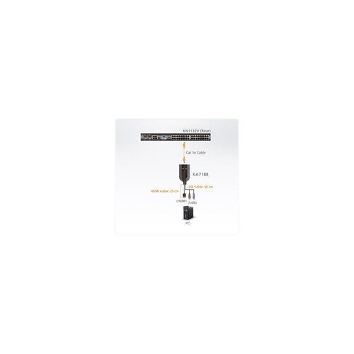 ATEN KA7188 USB HDMI Virtual Media KVM Adapter Cable Produktbild Additional View 2 L