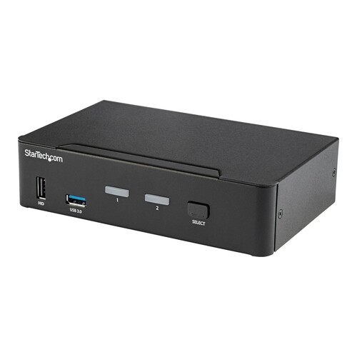 StarTech.com 2 Port DisplayPort KVM Switch mit USB 3.0 Produktbild Additional View 3 L