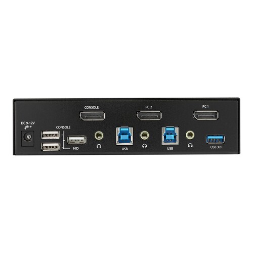 StarTech.com 2 Port DisplayPort KVM Switch mit USB 3.0 Produktbild Additional View 4 L
